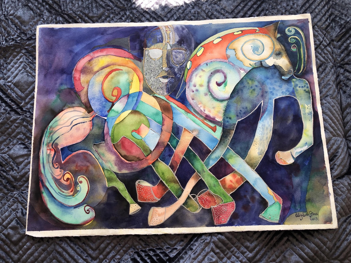 Odin and the eight legged horse 